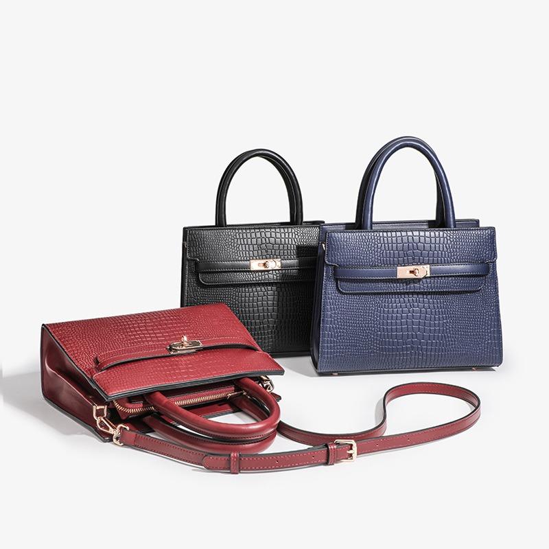 Hvauen Leder mittelgroße und Damenhandtaschen, neue High-End Handtaschen mit großem Fassungsvermögen, Geschenk-Muttertaschen.