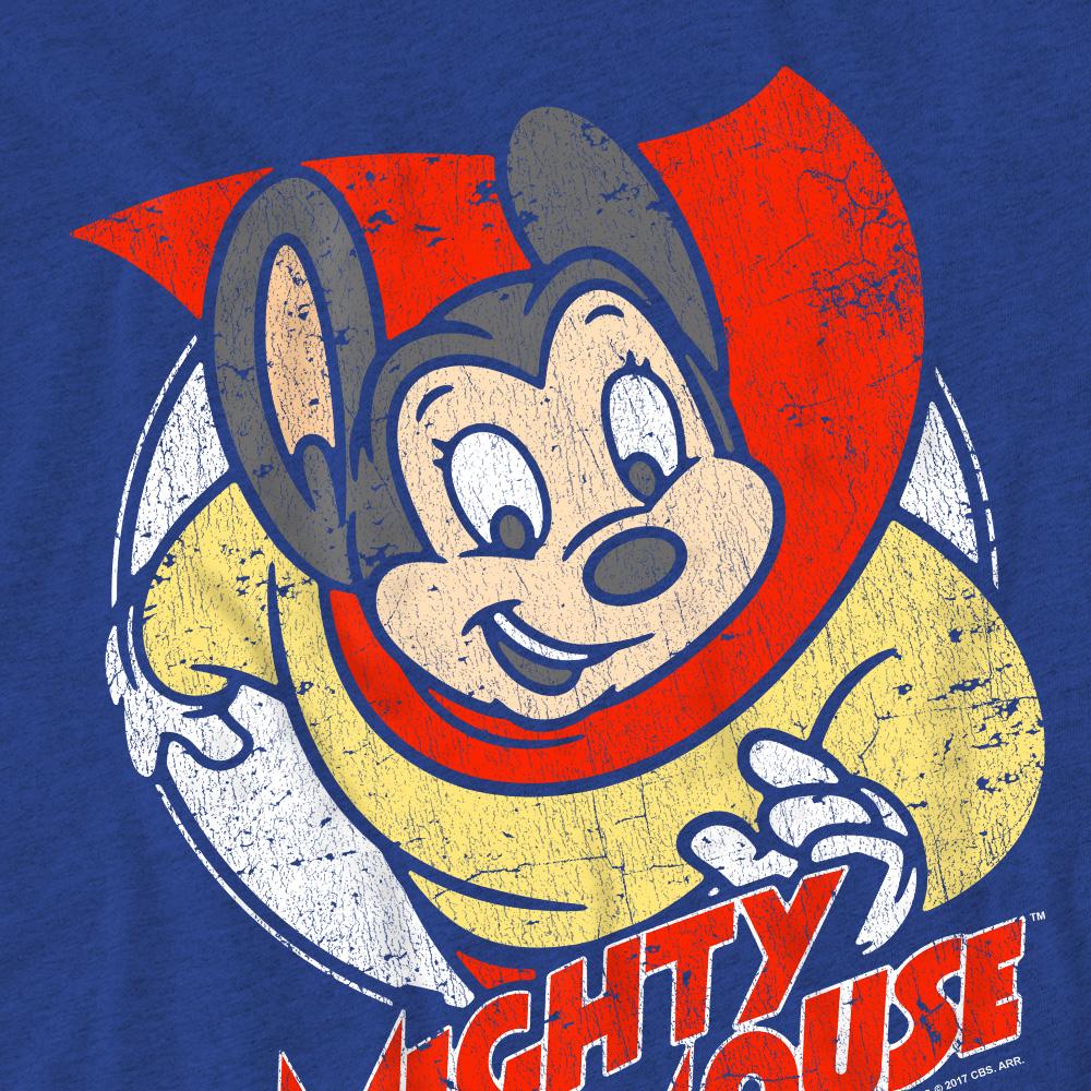 Mighty Mouse Unisex Adult Mighty Circle T-Shirt