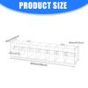 Wall Mountable Sticker Holder With 7 Compartments For Efficient Label Management In Office Retail Environment