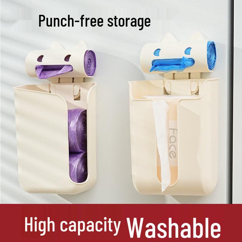 Wall-Mounted Trash Bag Dispenser 3-Pack