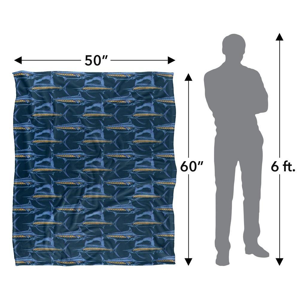 JQ Licensing Silky Billfish Supersoft Blanket