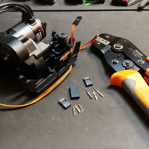 IWISS 2.54mm Pitch 2550 QI Connectors, 13-Piece Set, Open Parallel Terminals, Precision Simultaneous Crimping Pliers SN-28B + 620KIT