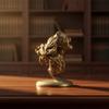 Small Brasses Shelf Decors Accent With Aged Finish, Female Bust Figurine Statue for Desk Decors, Tabletop Styling, Entryway Home Display