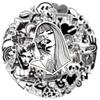 10/30/50pcs Black White INS Style Art Pattern Stickers Creative Graffiti Decals Scrapbook Phone Notebook Bike Cool Sticker Toys