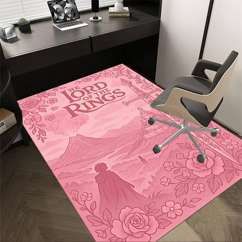 

1pc Lord of the Rings Carpet, for Home & Office Decor, Desk Chair Carpet, Festive Gift,Conference Room CarpetL1067 60cm by 90cm
