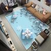 Christmas Style CARPET FOR LIVE ROOM Blue Luxury Home Decoration Bedroom Large Area Rugs Washable Lounge Floor Mats Bedside