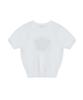 Nigaennikol Mini Butterfly Signature Half Knit_Ivory Black