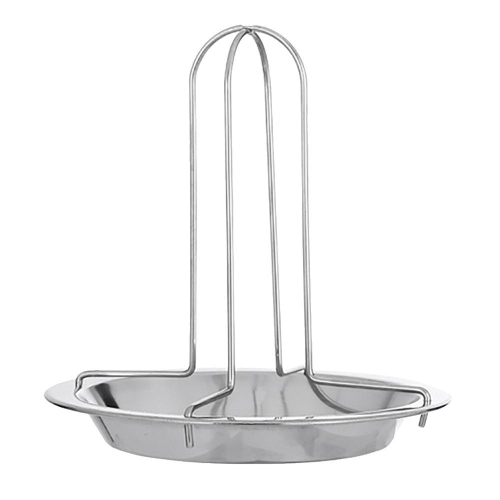 

Stainless Steel Chicken Roaster Rack Detachable Turkey Roaster Vertical Chicken Roaster BBQ срібний
