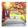 3d Wallpaper Mountain Forest Autumn Maple Leaf Natural Landscape Mural Living Room Bedroom Wallpaper