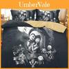 Versatile 3d The Nightmare Before Christmas Jack Comforter Duvet Cover Bedding Set