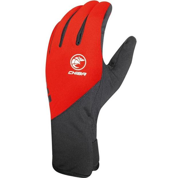 Велосипедные перчатки Chiba Winter Softshell Light [красные] XXL