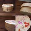 Wakacho Bento Magewappa Bento x Box, Box, Spring/Autumn, Round, 650ml, Approx. 14.5 6cm, Natural, 21W-ASJ