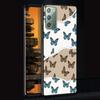 Butterfly Case for Samsung Galaxy Note 20 Ultra 10 Lite 9 8 A53 A52 A12 S22 S21 FE S20 Plus TPU Black Phone Cover Shell Animals