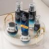 Rotatable Transparent Vanity Cosmetics Organizer