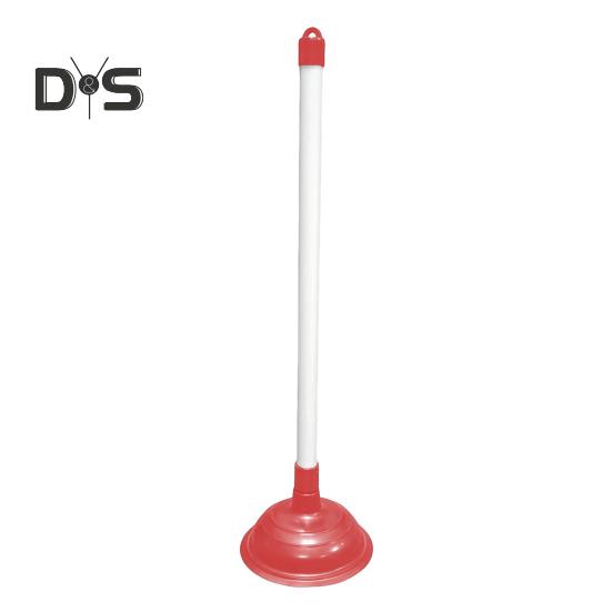 

Сливной кран для туалета, прочный резиновый вантуз с длинной деревянной ручкой, драгер для засоренных туалетов Plastic handle красный