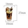 1/12 Dollhouse Miniature Accessories Decoration Mini Hazelnut Cocoa Ice Mocha Cup Drink Model Toy Summer Beverage Ornaments