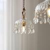 American Retro Crystal Chandelier for Hallway, Bedside, Balcony, and Cloakroom.