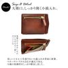 [Dom Teporna] Men's Money Clip with Coin Pocket, Genuine Italian Leather, Slim Bi-fold Wallet, Billfold, Card Case, Black
