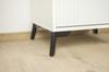 Set of 4 Furniture Legs Anchor Loft, Black Matte, Height 12 Cm