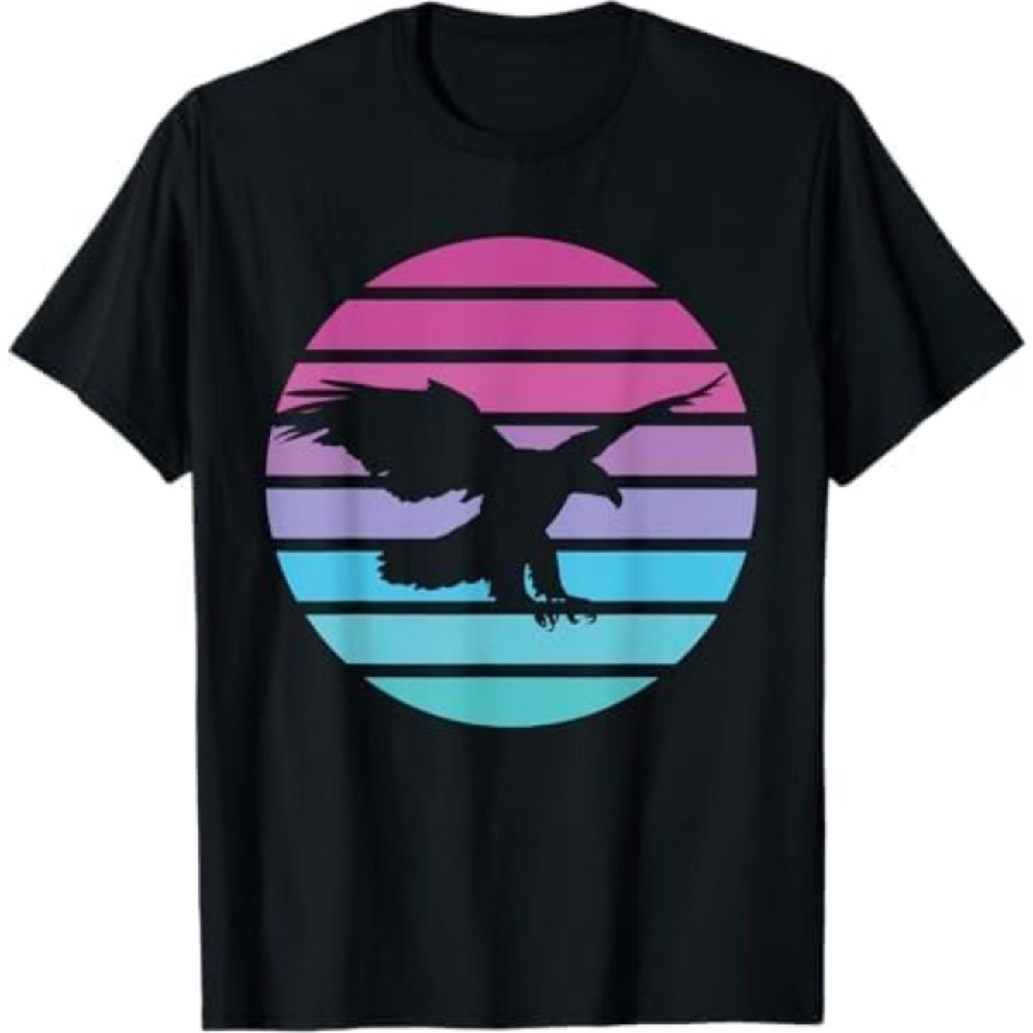 

Eagle Retro Sun American Bald Eagle USA T-Shirt VCE Mens Womens Tank Top Sweatshirt Hoodie Black XXXXXL різнокольоровий