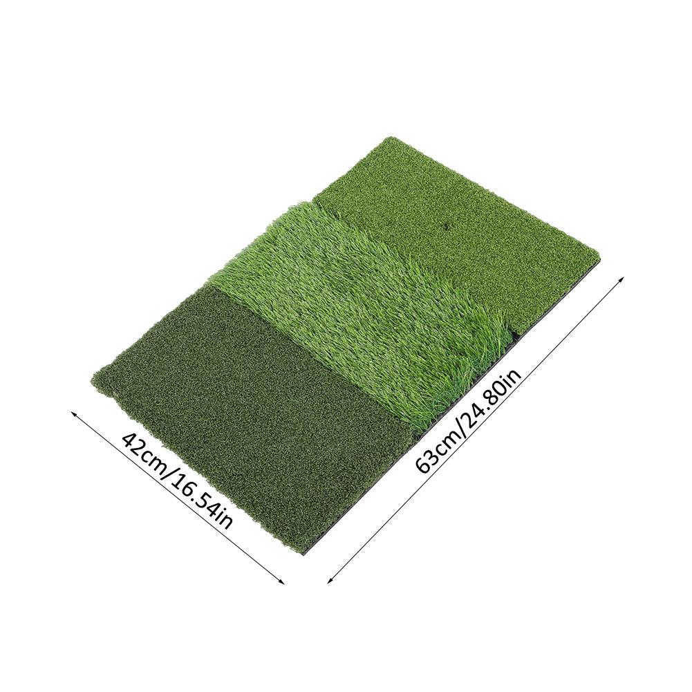 NBR Bottom PE Grass Portable Golf Hitting Practice Pad Multifunction Putting Mat Training Supplies