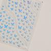 Shiny Jelly Butterfly Charming Golden Gradient Bowknot 5D Self Adhesive Nail Art Sticker Flower Petal Rhinestone Manicure Decals