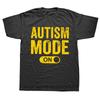 Autism University Autismus T Shirt Funny Autistic Intreovert Humor Gift Graphic T-shirt 100% Cotton Soft Unisex Tee Tops EU Size