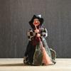 3Pcs Festival Witch Ornament Handmade Cloth Broom Wizard Figurine Decoration For Shop Window Display Indoor and Outdoor