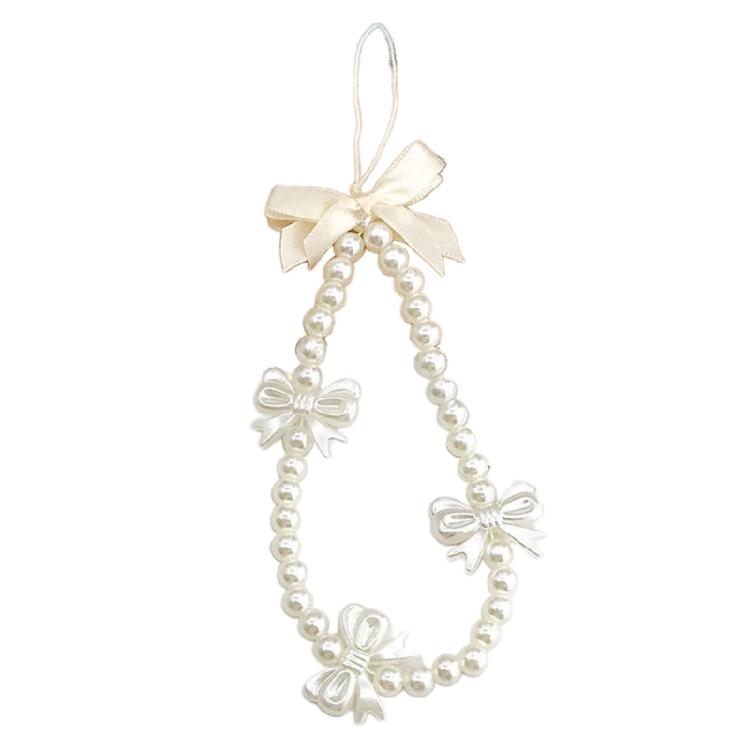

Unique Beaded Camera Phone Strap with Cuteness Bowknot Digital Charm Fashionable Phone Accessory for Phones and Bags