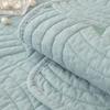 Washable Cotton Quilted Sofa Protector Non Slip Modern Embroidery Sofa Cover All Season Use