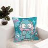 Hangyodon Cartoon Pillowcase Printed Polyester Cushion Cover Decorative Throw Pillow Case Cover Home Square 18''