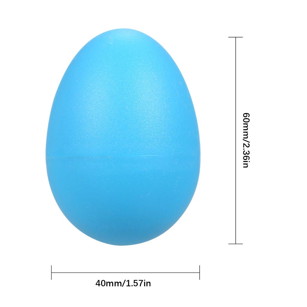 10Pcs Egg Shakers Musical Instruments Percussion Egg for Kids Puzzle Toys Easter Egg Shaker for Early Education Learning Gifts