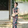 Sleeveless national style, new Chinese Suzhou long cheongsam, improved young women's high sense, daily work can wear summer