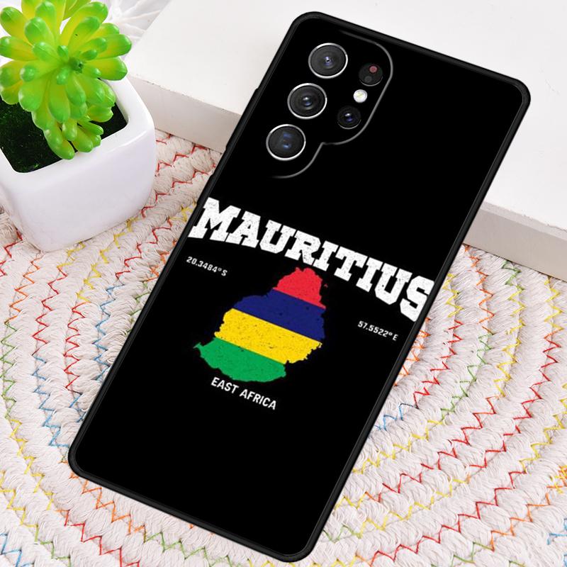 Mauritius Flag Silicone Phone Case For Samsung Galaxy note 10 pro S26 S25 S24 S23 S22 S21 Plus S25Ultra Capa Cover