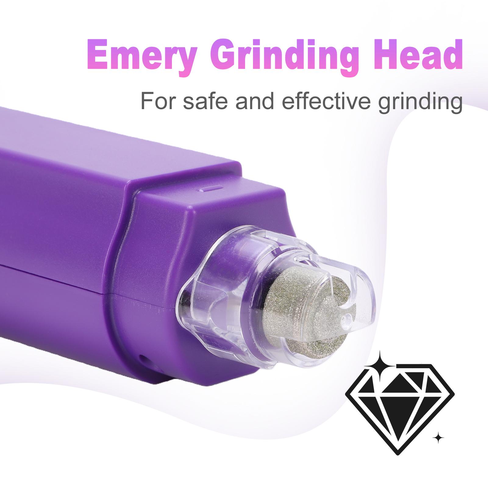 

Dog Nail Grinder, 5 Speed Electric Rechargeable Pet Nail Trimmer Painless Paws Grooming and Smoothing for Small Medium