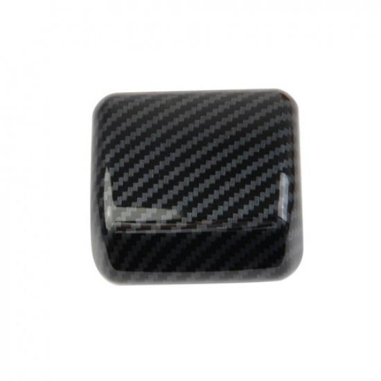 Carbon Fiber Style Gear Shift Knob Head Cover Trim For Toyota Tacoma 2024+