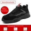 Labor Shoes Men's Anti-piercing Labor Shoes Wear-resistant Safety Shoes Steel Baotou Work Protective Shoes