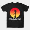 Asian Size Men Black Print T-shirt The Cornholio Kid No-Cut Heat Transfer Print Cotton Tshirt
