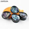 A Pair of 8-50mm Shiny Water Droplet Shaped Ear Gauges Tunnel Plugs Made of Acrylic, Body Piercing Jewelry