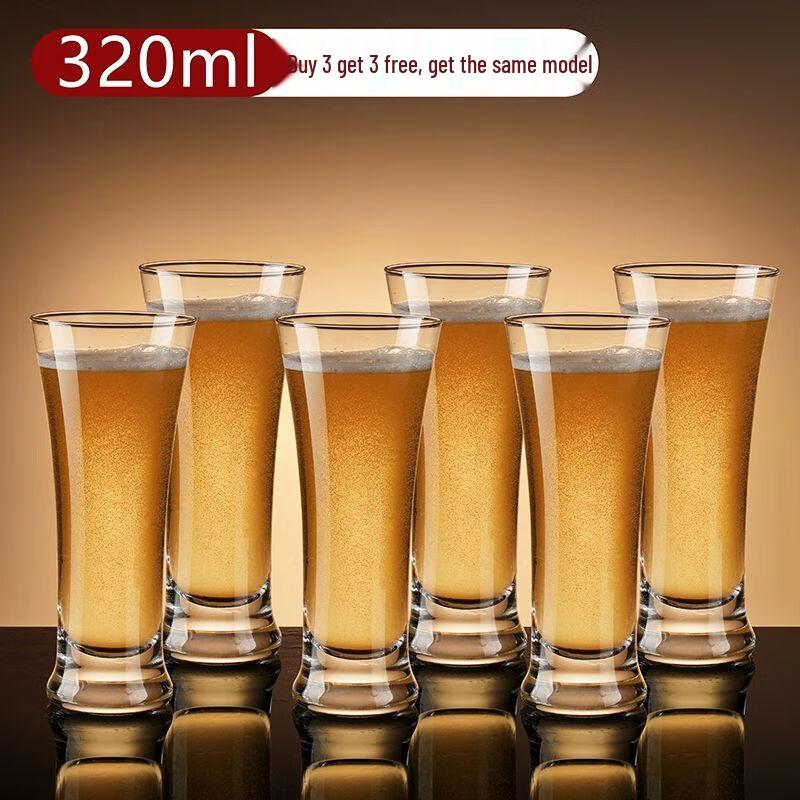 Thickened Glass Beer Mugs
