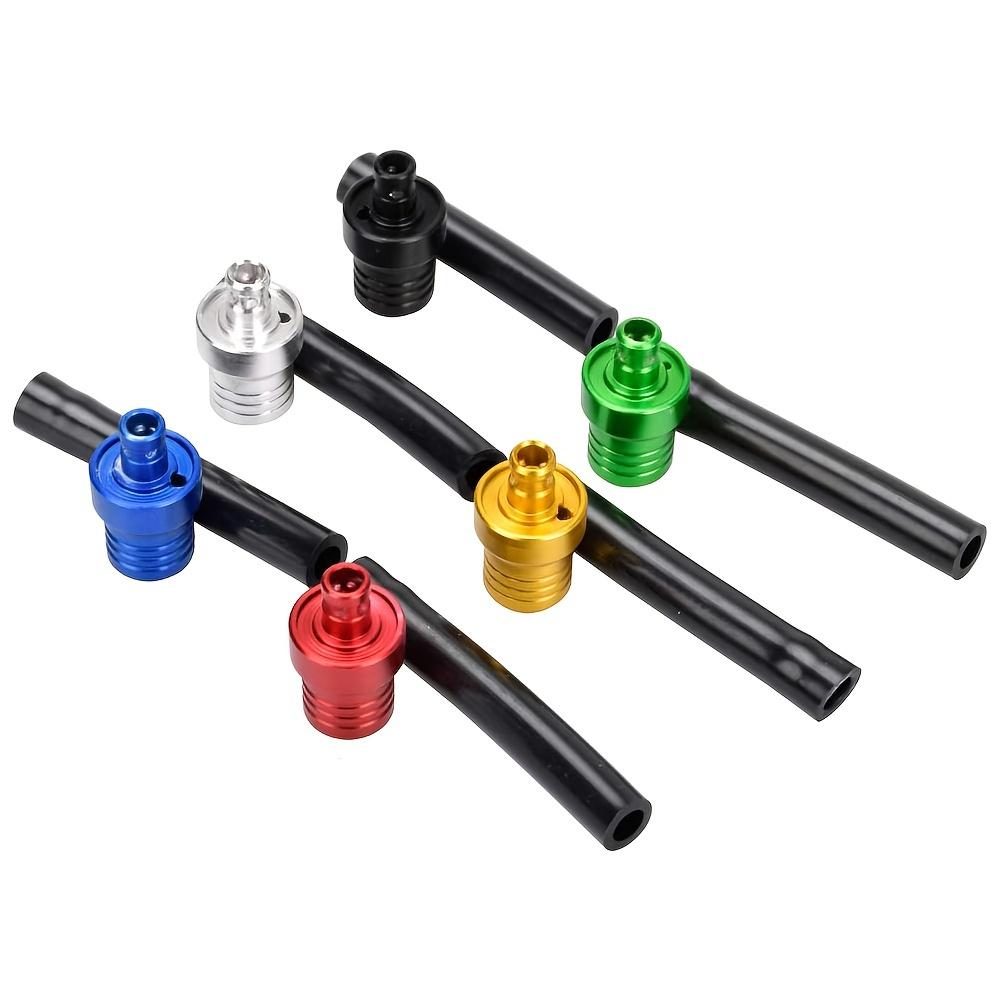 Motorcycle Gas Fuel Cap Single Way Valve Vent Breather Hose Tube Kit for Motocross ATV Quad Dirt Pit Bike Scooter Offroad