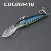Große Minnow-Köder zum Angeln - Grüne Makrelen-/Thunfischköder, 16CM, 14CM, 12CM