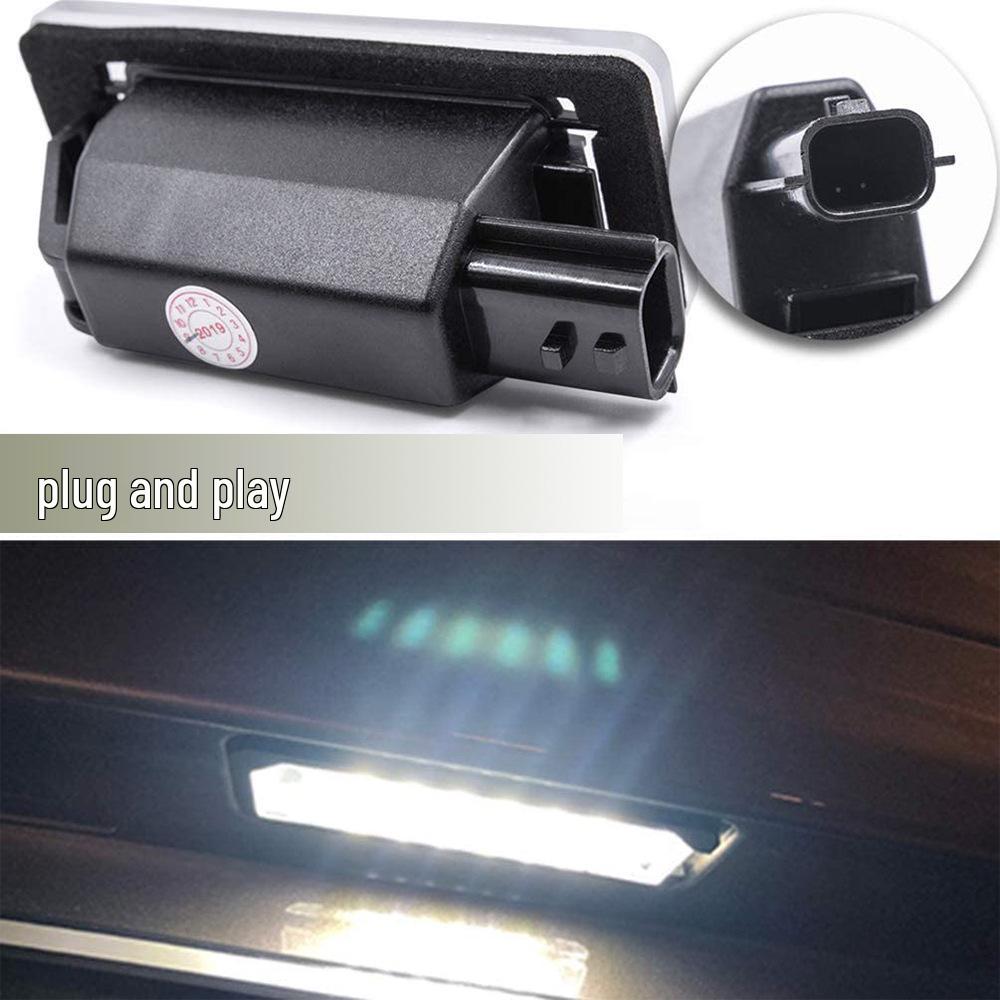 2x 18-LED Black License Plate Lights for Nissan Serena C27 (2016-2019)