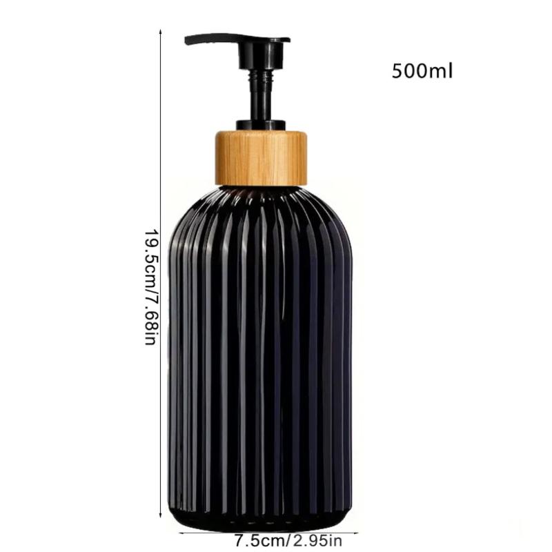 1 Pcs 500Ml Soap Dispenser With Pump Refillable Shampoo Empty Bottle Kitchen Bathroom Hands Body Wash Lotion Container