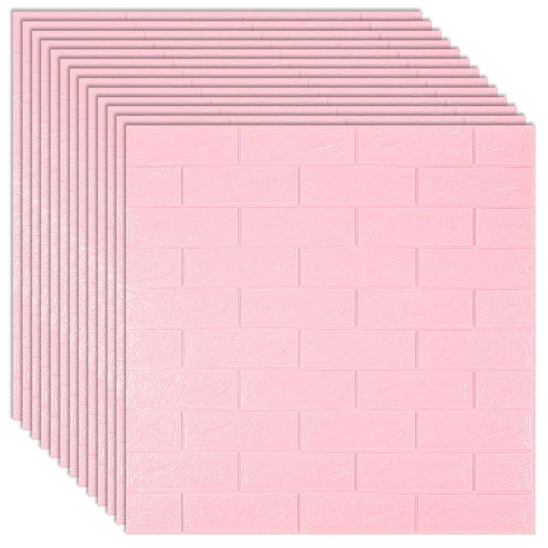 70cm*77cm 3D Wall Sticker Imitation Brick Self-adhesive Waterproof  DIY Wallpaper for Living Room  Bedroom Home Decoration