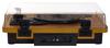 DENVER VPL-230 - Record Player with Built-in Speakers, Bluetooth, USB and SD and MP3 Card Slot, Walnut, Denver
