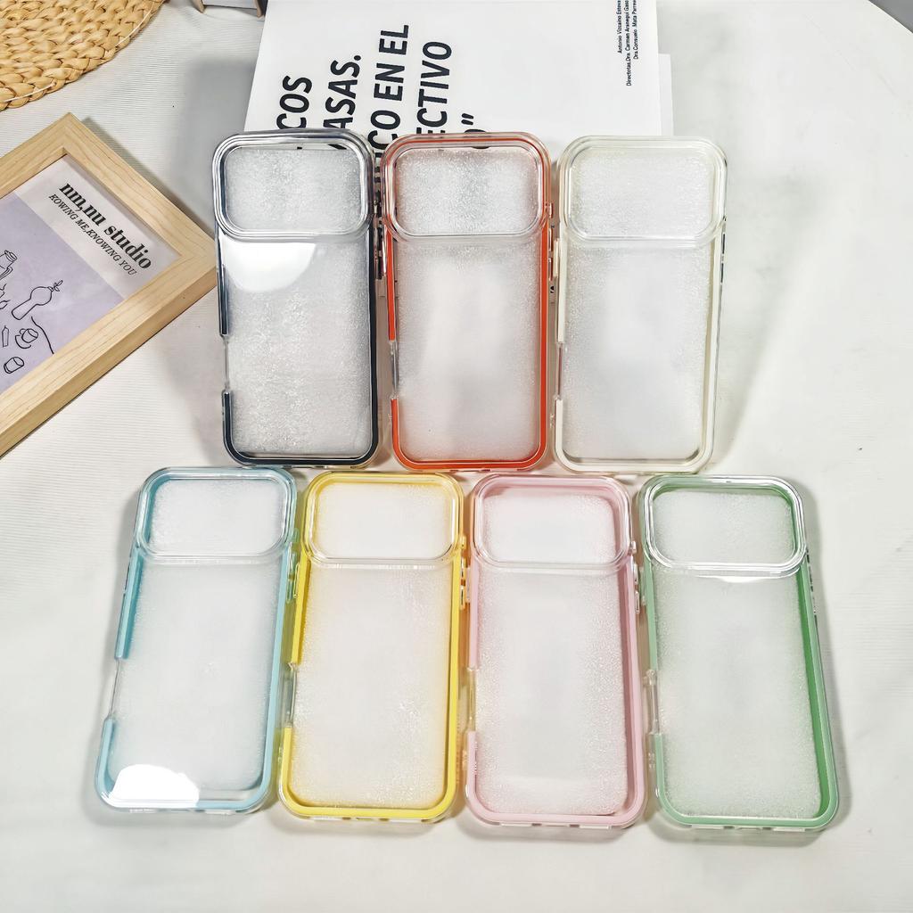 Colorful two-in-one soft case is suitable for Apple 17promax mobile phone anti-drop iPhone domestic protective case