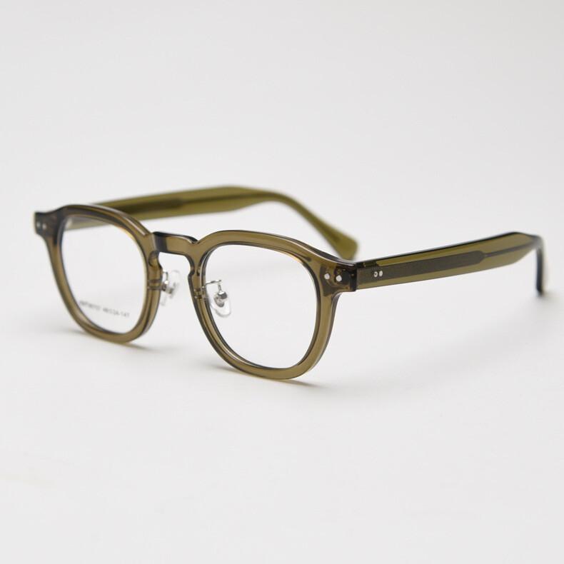 Acetate Reading Glasses Ultralight Anti Blue Light Round Eyewear For Men And Women Hyperopia Eyeglass Frame New