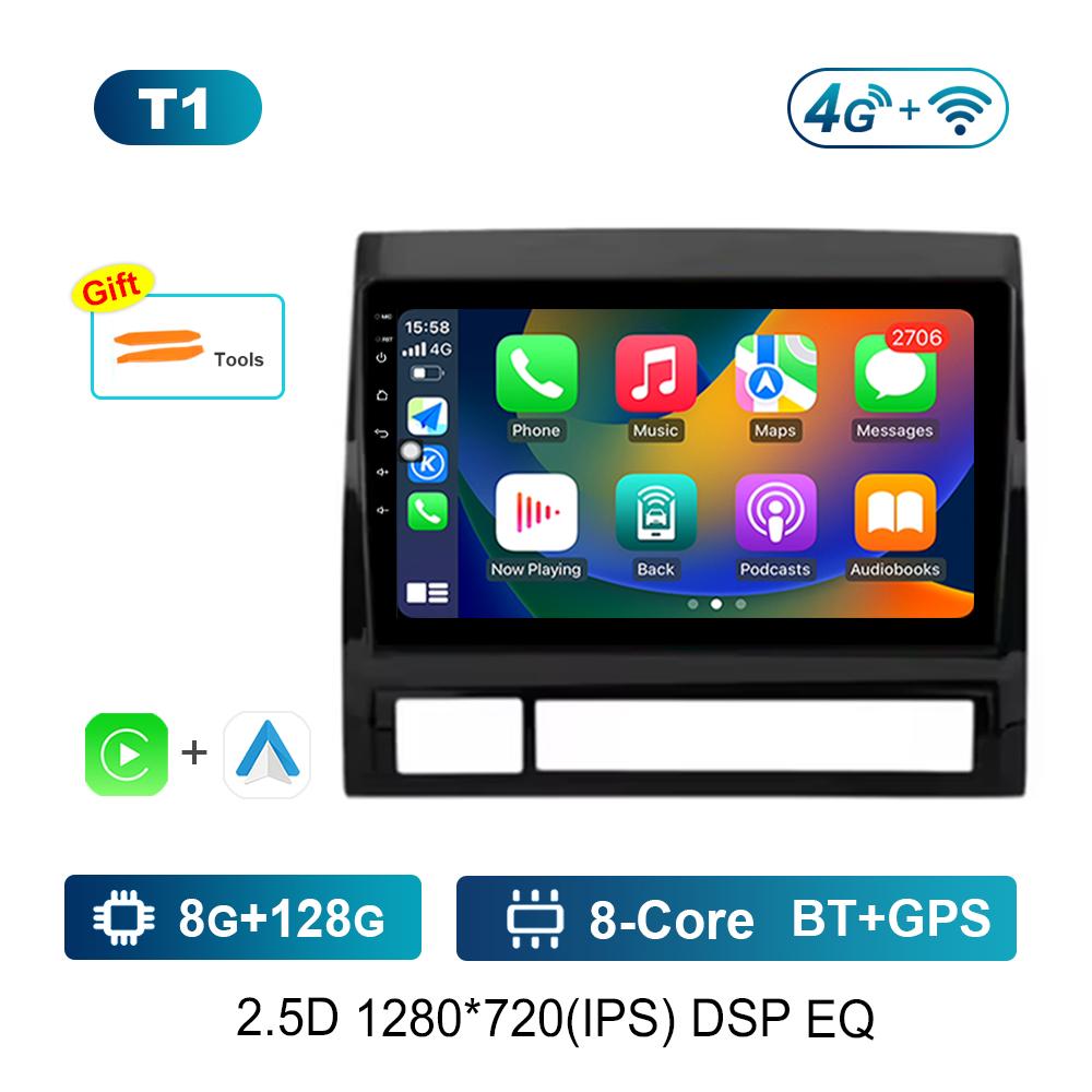 For Toyota Tacoma 2 N200 Hilux 2005 - 2015 Car Android Intelligent System DSP Stereo 4G Navi GPS WiFi IPS Touch Screen Bluetooth