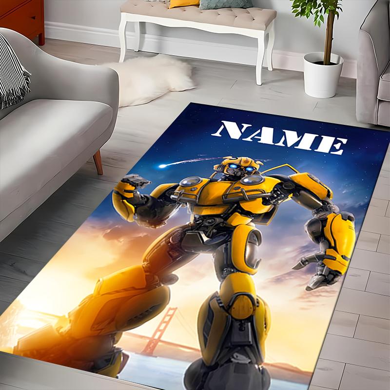 Custom personalization Bumblebee Area Rug - Perfect For Kitchen, Bathroom,Laundry Room Decor Large Size Available,Gift All Seasons
